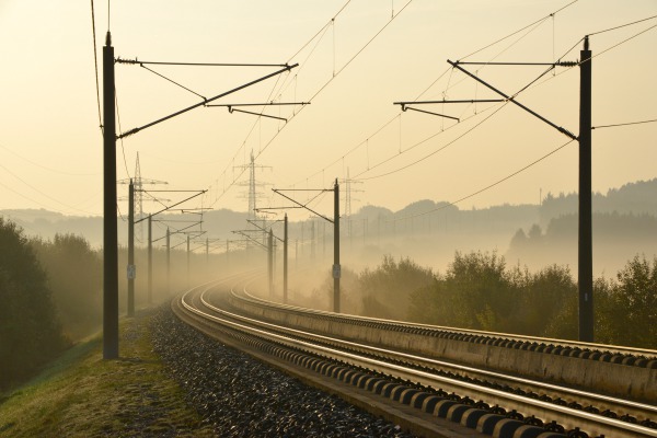 Bahnenergieversorgung an der Schnellfahrstrecke Köln - Rhein/Main.