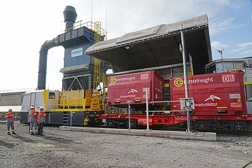 28. Oktober 2022 - Vorstellung der neuen, teilautomatisierter Entladeanlagen im ArcelorMittal Stahlwerk Eisenhüttenstadt.