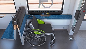 Die neue S-Bahn von Siemens Mobility für den Einsatz bei DB Regio in der bayerischen Landeshauptstadt München. (Simulation)