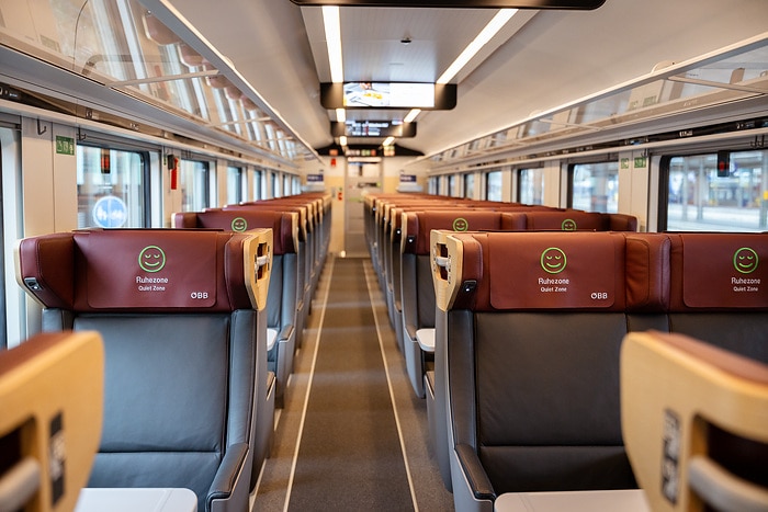 DB253747 Mehr Komfort für Reisende nach Österreich und Italien: Der Railjet der neuen Generation