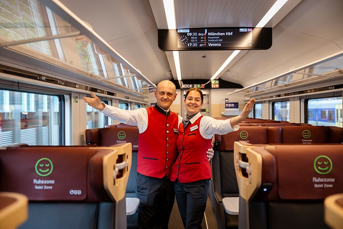 DB253749 Mehr Komfort für Reisende nach Österreich und Italien: Der Railjet der neuen Generation