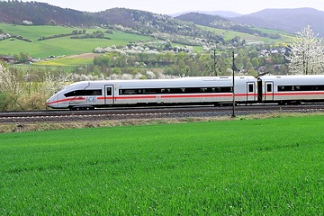 Frühling bei Witzenhausen - mit ICE 4 Baureihe 412